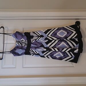 💜 Vintage Max & Cleo Satin Dress 12